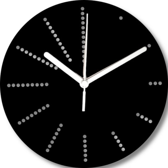 Zegar Ścienny Drewniany Nowoczesny Design Time Flies Zegar Na Ścianę 35 cm Inna marka