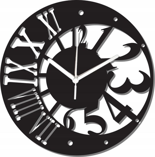 Zegar Ścienny Drewniany Nowoczesny Rzymsko Arabski Mix 35 cm Inna marka