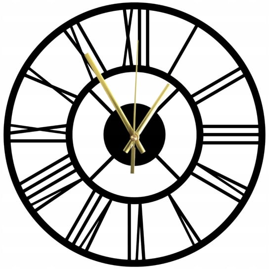 Zegar Ścienny Drewniany Okrągły Rzymski Zegar Modny 45 cm Inna marka