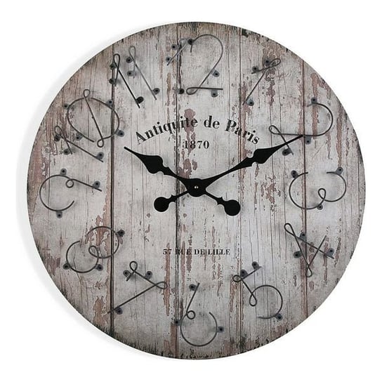 Zegar Ścienny Drewno MDF/Metal (5 x 60 x 60 cm) bigbuy home