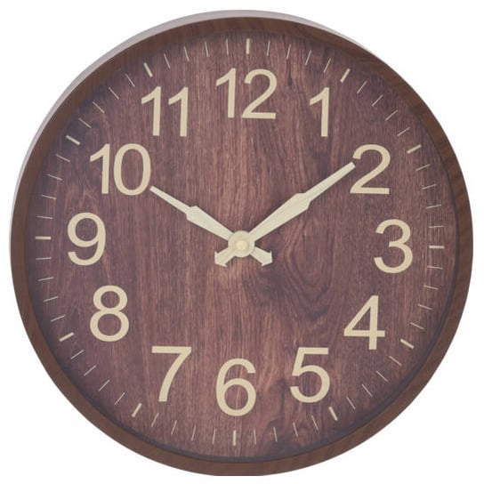 Zegar ścienny, duże cyfry, Ø 30,5 cm Home Styling Collection