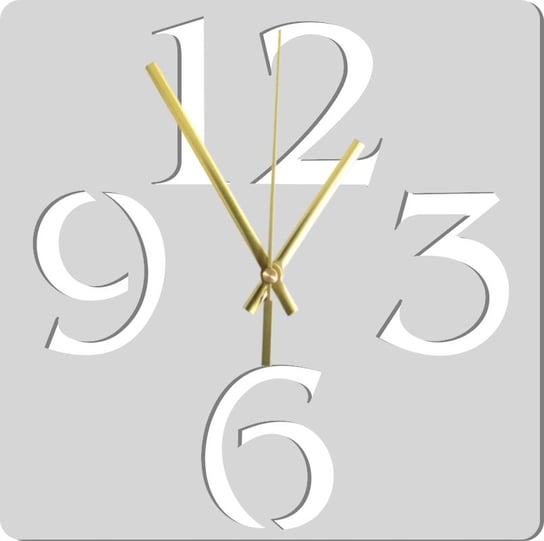Zegar Ścienny Duże Cyfry Dekoracyjny Awangardowy Styl 45 cm Inna marka
