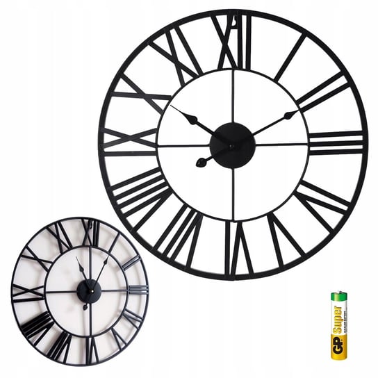Zegar Ścienny Duży 3D LOFT do Salonu Cichy 60cm Inny producent