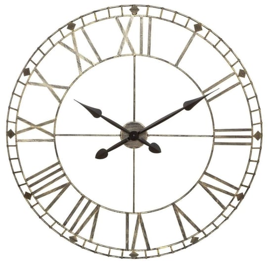 Zegar ścienny duży VINTAGE, Ø 77 cm, ażurowy Atmosphera