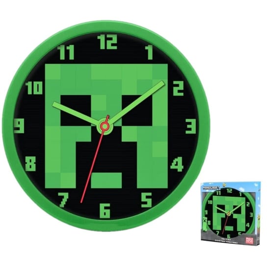 Zegar ścienny dziecięcy Minecraft wiszący Kids Licensing