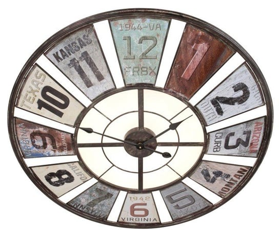 Zegar ścienny EMAKO Antique, szary, 80 cm Inna marka