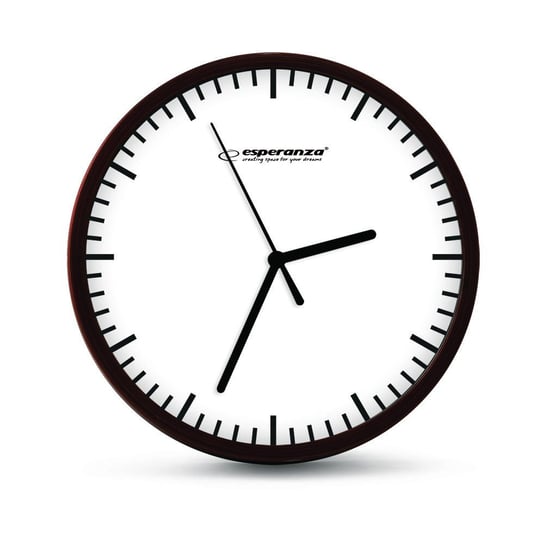 Zegar ścienny ESPERANZA Budapest, biały Esperanza