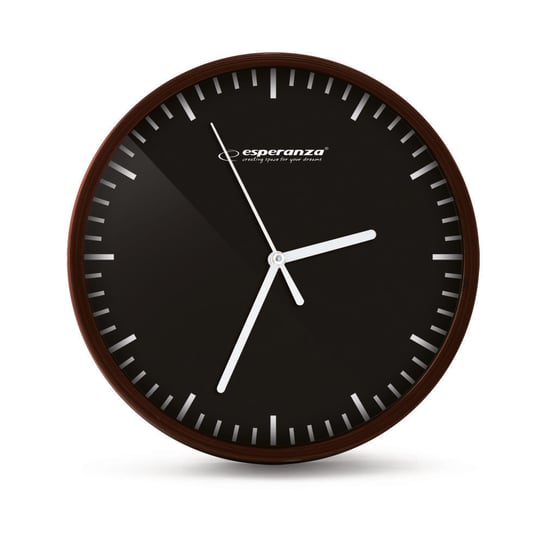 Zegar ścienny ESPERANZA Budapest, czarny Esperanza