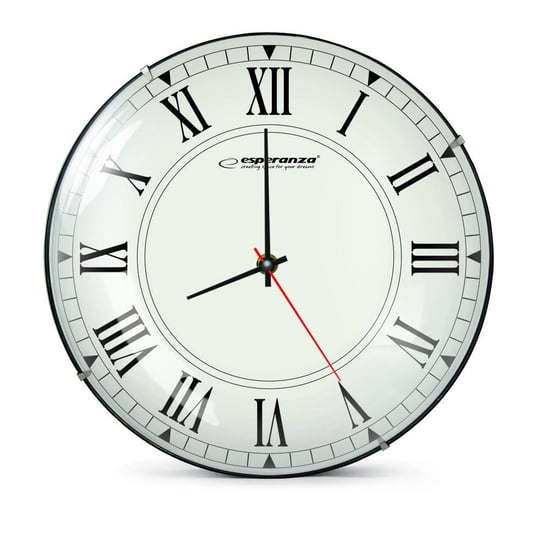 Zegar ścienny ESPERANZA Roma, biały Esperanza