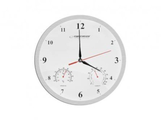 Zegar Ścienny Esperanza Washington Biały Volt