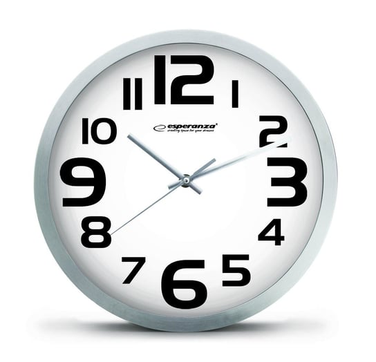 Zegar ścienny ESPERANZA Zurich, biały Esperanza