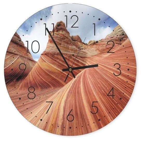 Zegar ścienny FEEBY, Kanion Góry 40x40 Feeby