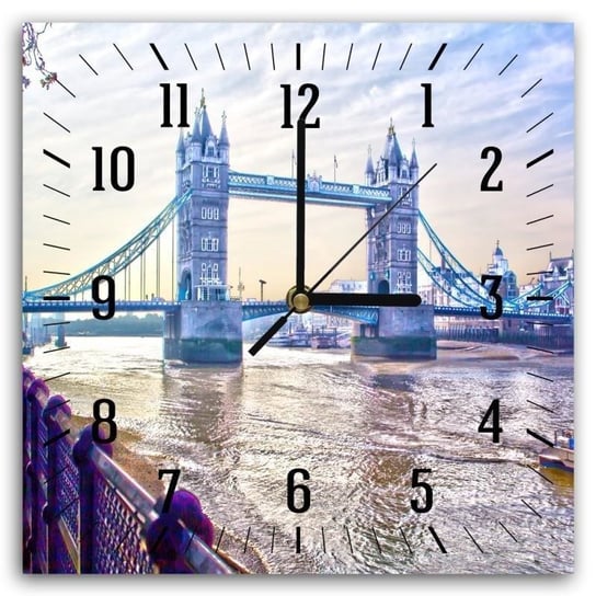 Zegar ścienny FEEBY, Londyn Miasto 30x30 Feeby