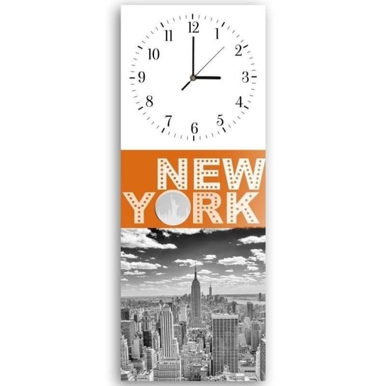 Zegar ścienny FEEBY, Nowy Jork Miasto 25x65 Feeby