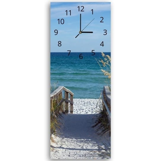 Zegar ścienny FEEBY, Plaża Morze 40x118 Feeby