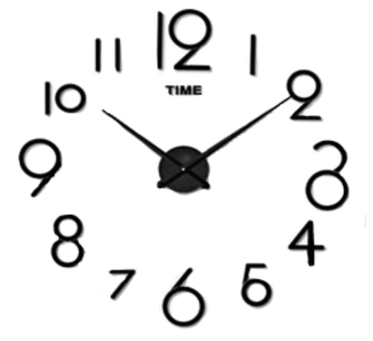 Zegar ścienny fluorescencyjny 50-60cm 4 duże cyfry Kontext
