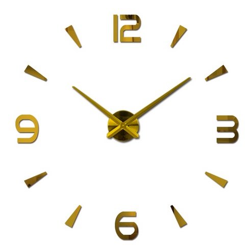 Zegar ścienny GATITO, złoty, 80-120 cm ikonka