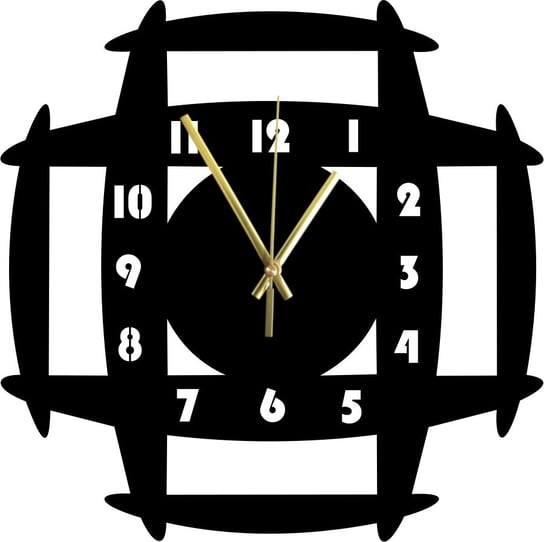 Zegar Ścienny Geometryczny Drewniany Loft 45 cm Inna marka