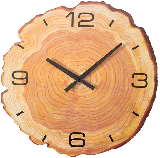 Zegar Ścienny Imitacja Pnia Drzewa Mtzl20205 Tutumi