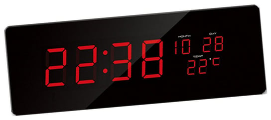 Zegar ścienny JVD DH2.2 LED Cyfry 7,5 cm Długość 51 cm JVD