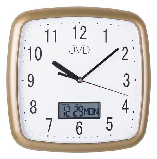 Zegar ścienny JVD DH615.3 26 x 26 cm Data Cichy mechanizm JVD