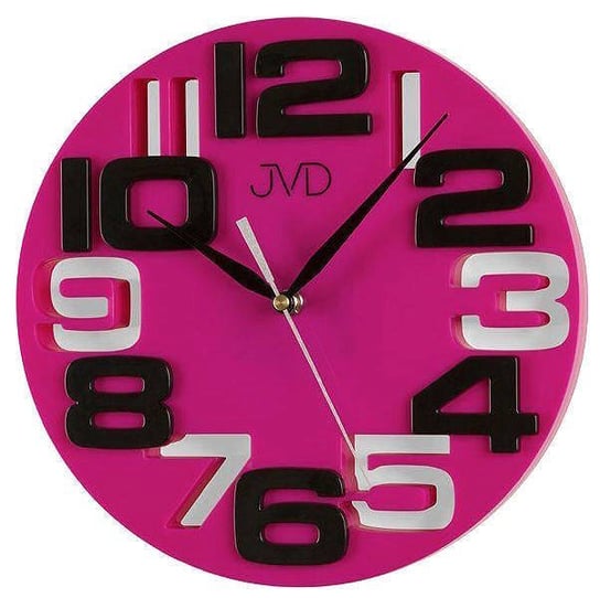 Zegar ścienny JVD H107.5 25,5 cm Kolorowy JVD