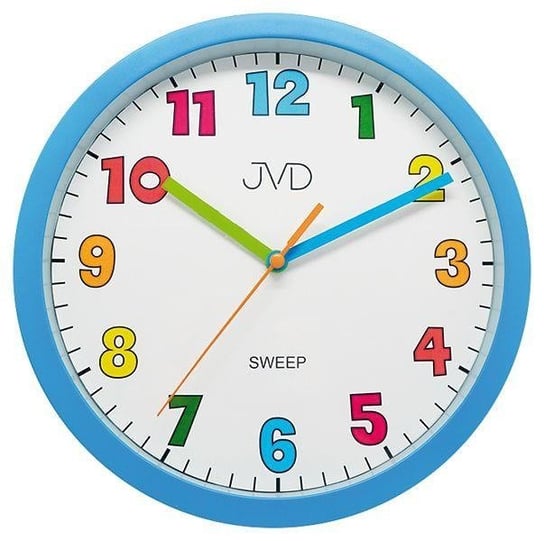 Zegar ścienny JVD HA46.1 Kolorowy, cichy JVD