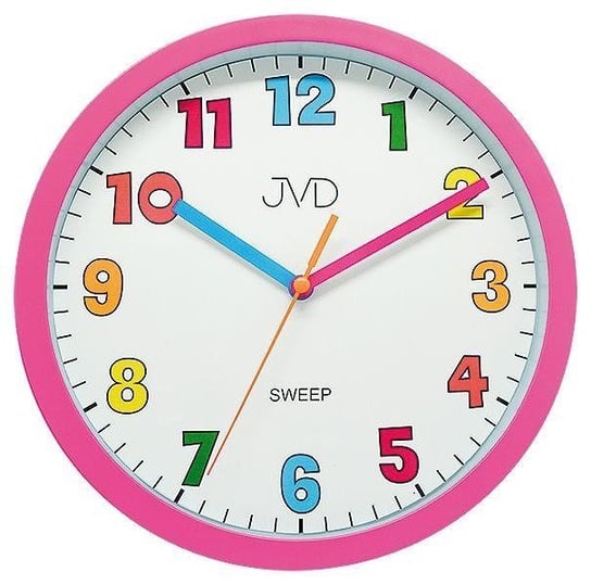 Zegar ścienny JVD HA46.2 Kolorowy, cichy JVD