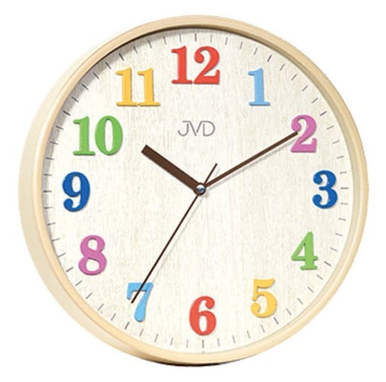 Zegar ścienny JVD HA49.1 Kolorowy, cichy JVD