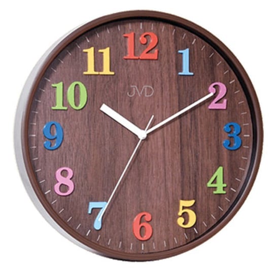 Zegar ścienny JVD HA49.2 Kolorowy, cichy JVD