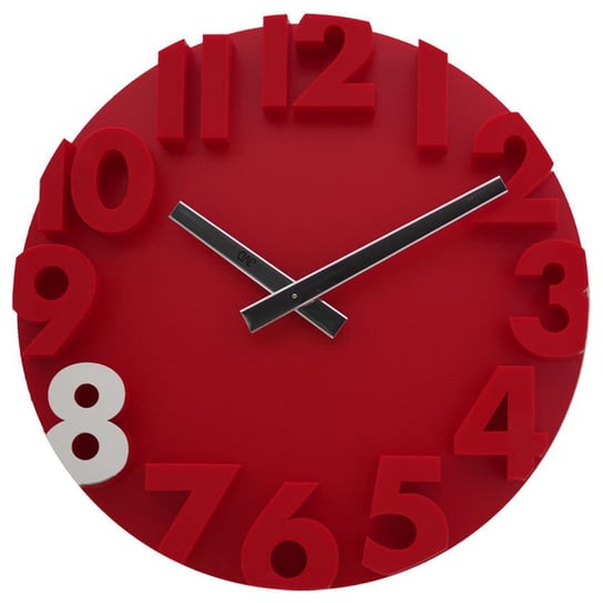 Zegar ścienny JVD HC16.4 średnica 34 cm Cyfry 3D JVD