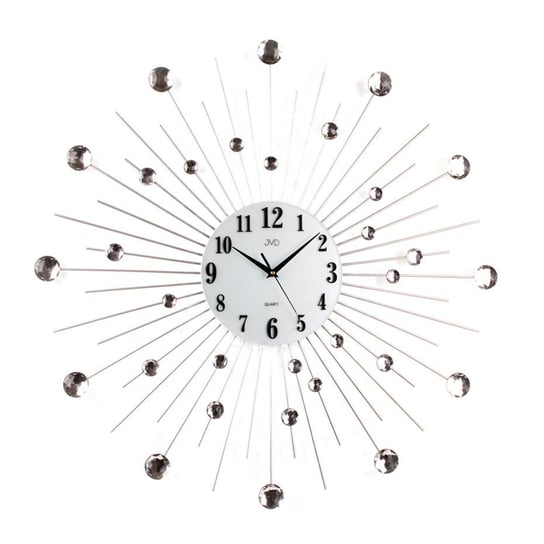 Zegar ścienny JVD HJ20 z kryształkami średnica 69 cm JVD