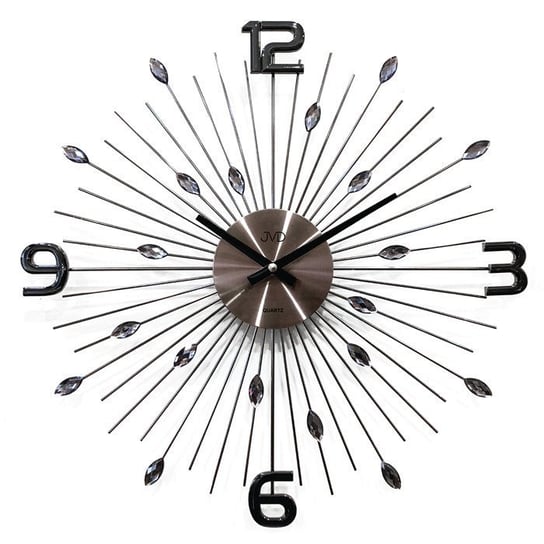 Zegar ścienny JVD HT104.2 z kryształkami, średnica 49 cm JVD