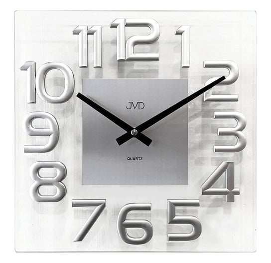 Zegar ścienny JVD HT110.1 Szklany JVD