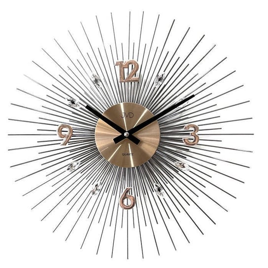 Zegar ścienny JVD HT114.2 z kryształkami, średnica 45 cm JVD