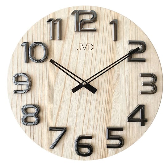 Zegar ścienny JVD HT97.4 Drewniany, średnica 40 cm JVD