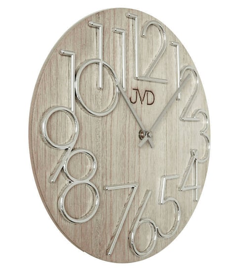 Zegar ścienny JVD HT99.2 Drewniany, średnica 30 cm JVD