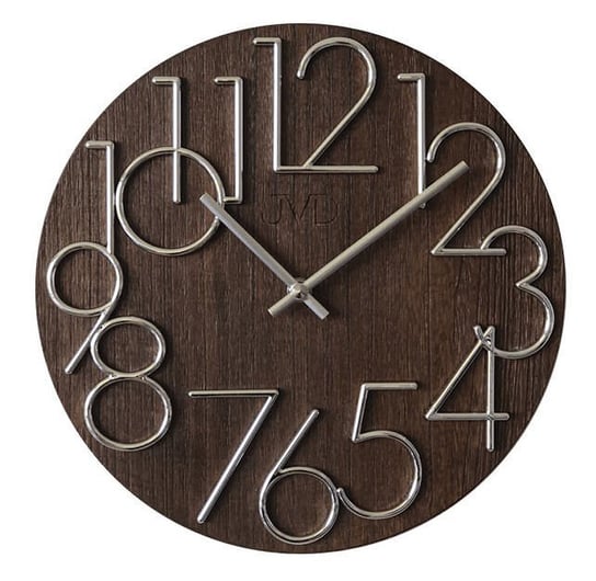 Zegar ścienny JVD HT99.3 Drewniany, średnica 30 cm JVD