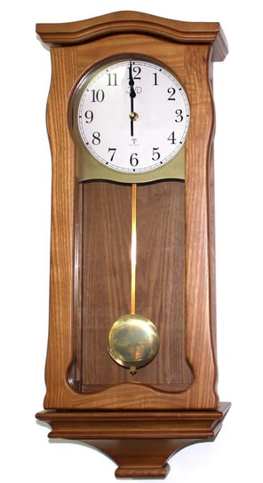Zegar ścienny JVD NR2219.11 z kurantami, drewniany JVD
