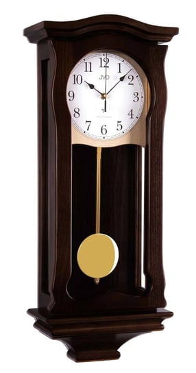 Zegar ścienny JVD NR2219.23 z kurantami, drewniany JVD