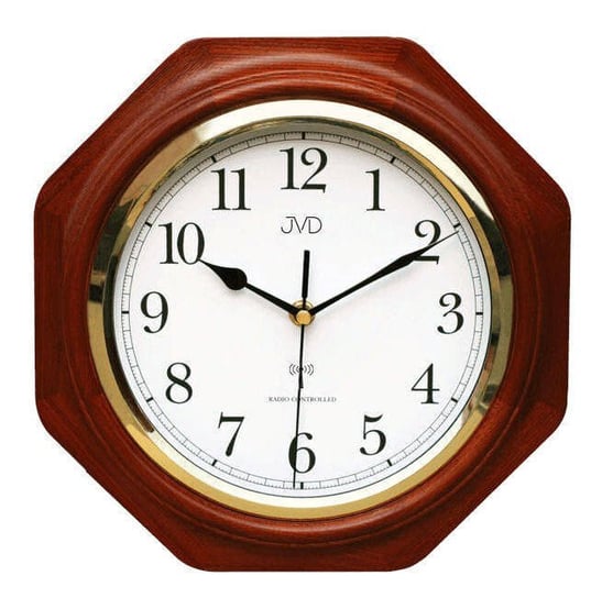 Zegar ścienny JVD NR7172.3 Drewniany DCF77 JVD