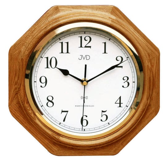 Zegar ścienny JVD NR7172.4 Drewniany DCF77 JVD
