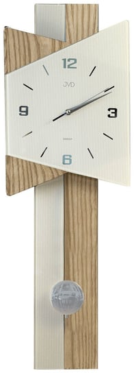Zegar ścienny JVD NS16073.3 drewniany z wahadłem JVD