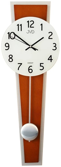 Zegar ścienny JVD NS17020.41 drewniany z wahadłem JVD