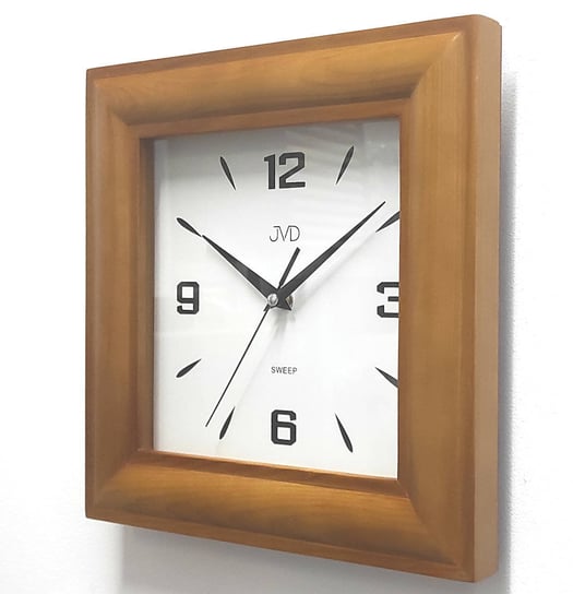 Zegar ścienny JVD NS20183.3 Drewniany Cichy JVD