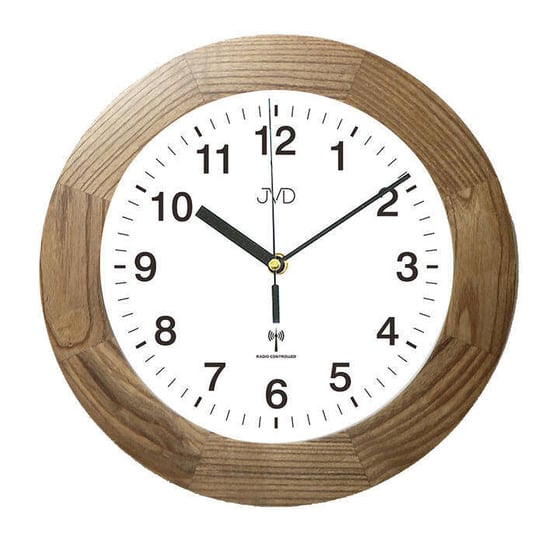 Zegar ścienny JVD RH2226.78 Drewniany DCF77 33 cm JVD