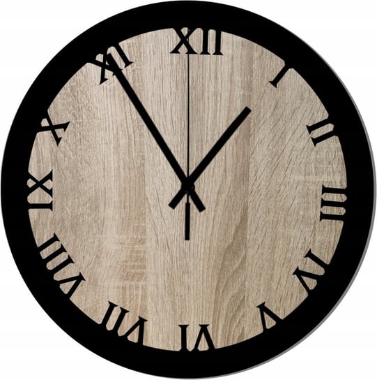 Zegar Ścienny Klasyczny Drewniany z Rzymskimi cyframi 45 cm Inna marka