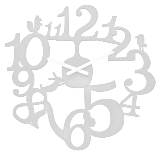 Zegar ścienny KOZIOL, biały, 44,5x45 cm Koziol