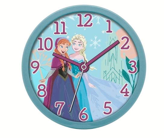 Zegar Ścienny Kraina Lodu Frozen Śr. 24Cm Dla Dzieci Kids Euroswan