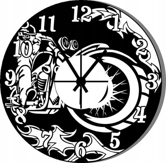 Zegar Ścienny Loft Dekoracja Motocykl Motor 45 cm Inna marka